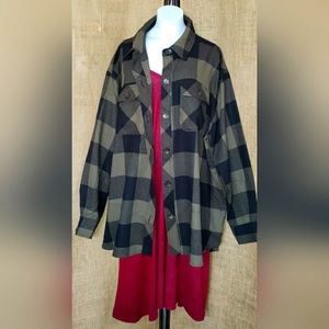 NWT plaid shacket